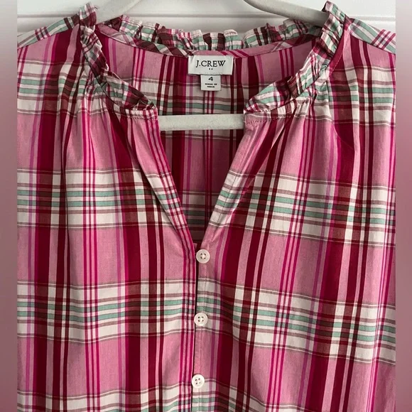 J. Crew Plaid Dress - Picture 5 of 8